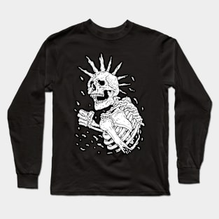 skull punk Long Sleeve T-Shirt